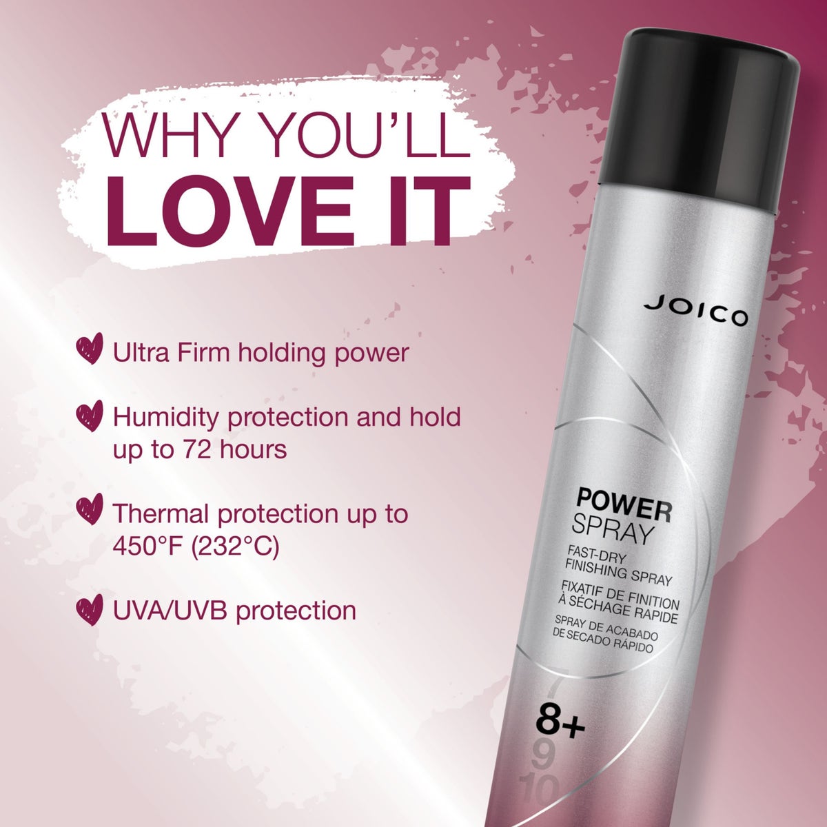 Joico Power Fast Dry Finishing Spray 9oz