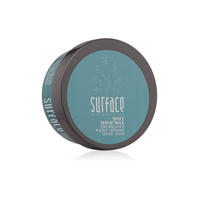 Surface shine wax container on a white background