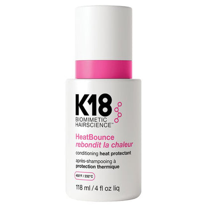 K18 HeatBounce Conditioning Heat Protectant 4oz - Heat protection up to 450°F