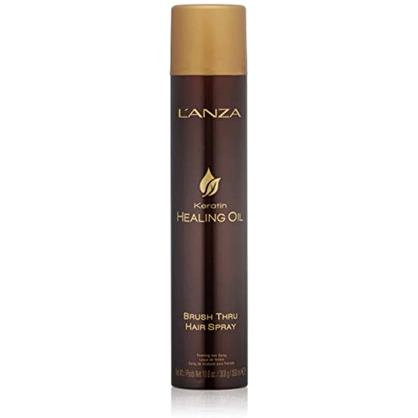 L'anza Keratin Healing Oil Brush Thru Hairspray - Professional Hair Care