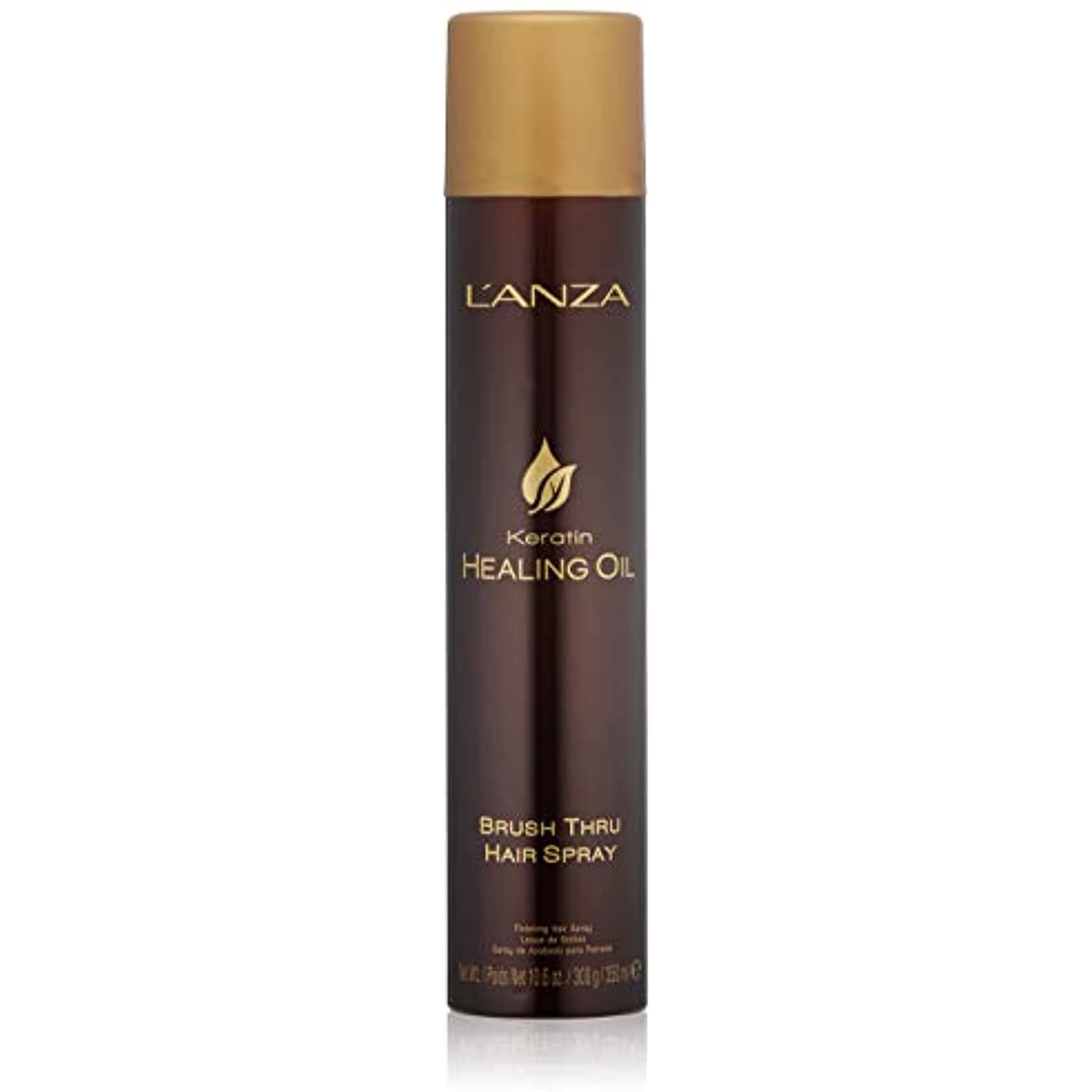 L'anza Keratin Healing Oil Brush Thru Hairspray - Professional Hair Care
