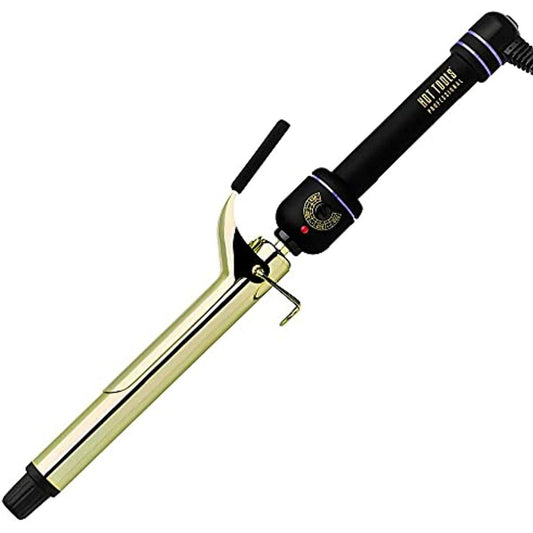 Hot Tools 1" 24K Gold Salon Curling Iron/Wand - Extra Long Barrel #HT1181XL - Hot Tools Professional