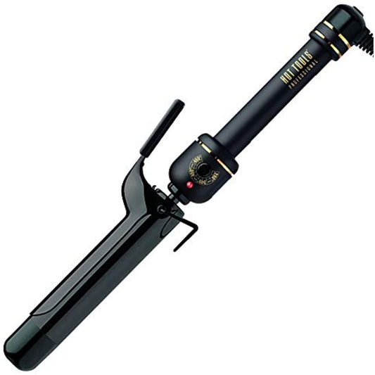 Hot Tools Professional 1.25 Inch Black Gold Extra-Long Barrel Curling Iron/Wand Model No. HT1110BG - Hot Tools Professional