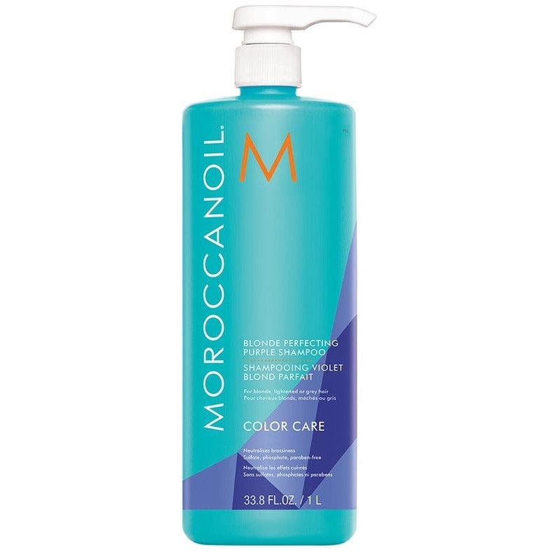 Moroccanoil Blonde Perfecting Purple Shampoo - Moroccanoil | Urban Texture Hair Studio, Calgary AB
