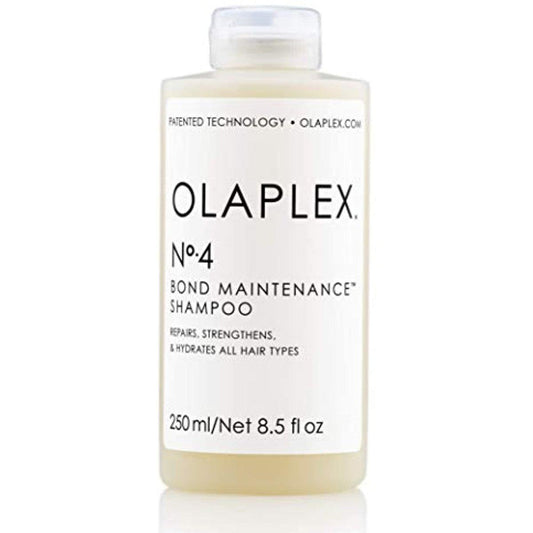 Olaplex No. 4 bond maintenance shampoo repairs and strengthens hair