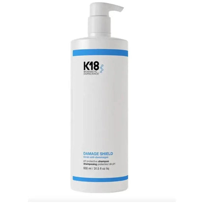K18 Damage Shield pH Protective Shampoo Liter - Professional size pH-optimized shampoo